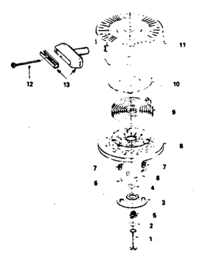 Rewind Starter No. 590648 Diagram and Parts List for 143784202  Craftsman Engine