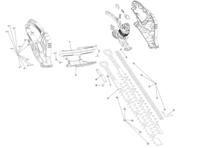 Diagram Diagram and Parts List for CMEHTS822 Type 1 Craftsman Lawn Mower