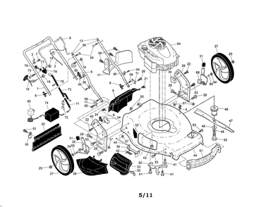Part Location Diagram of 532180331-CM Craftsman Key.Molded