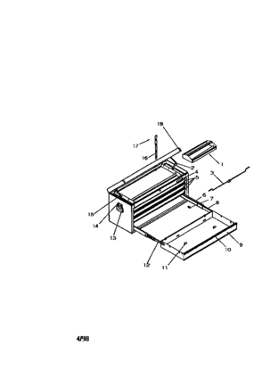 Unit Parts Diagram and Parts List for 706650622  Craftsman Tool Stand & Cart