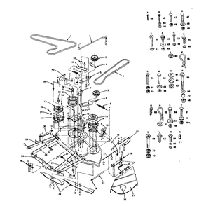 Mower Diagram and Parts List for S252645SAMEAS917252645  Craftsman Lawn Tractor