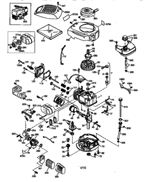 Part Location Diagram of 36796 Craftsman Lawn Mower Extension Spring