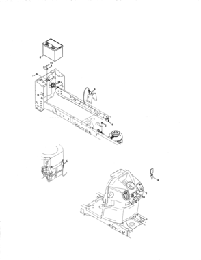 Battery / Dash Harness Diagram and Parts List for 247204430  Craftsman Lawn Tractor