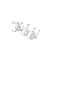 Wheels And Tires Diagram and Parts List for 917271641  Craftsman Lawn Tractor