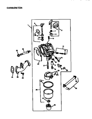 Engine 28n707-0635-a1 (71/500) Diagram and Parts List for 50028N707-0635-A1  Craftsman Engine