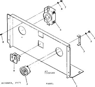 Panel Diagram and Parts List for 580320580  Craftsman Engine