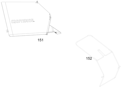 Diagram Diagram and Parts List for CMXGMAM1125506 Type 2019 Craftsman Lawn Mower
