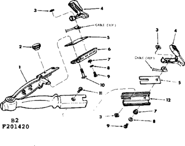 Part Location Diagram of 61376 Dynabrade LOCKING CASTER