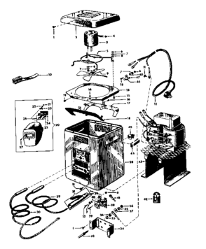 Part Location Diagram of S-1407 Craftsman Flat washer, 8-pack