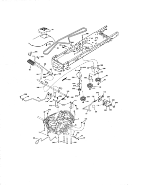 Ground Drive Diagram and Parts List for 917250811  Craftsman Lawn Tractor