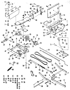 Part Location Diagram of GM-180079 Craftsman Bolt