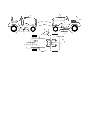 Decals Diagram and Parts List for 917253100  Craftsman Lawn Tractor