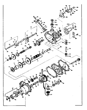 Part Location Diagram of 794120A Craftsman Transaxle