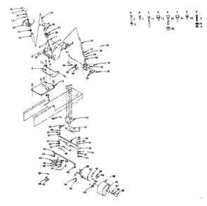 Steering And Front Axle Diagram and Parts List for 917255741  Craftsman Lawn Tractor
