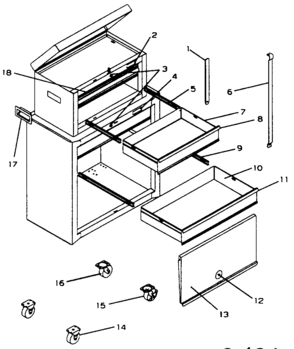Part Location Diagram of T15271-ER Craftsman Panel