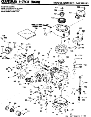 Part Location Diagram of 611030 Craftsman Magneto