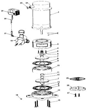 Part Location Diagram of L2-16 Craftsman Adapter