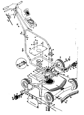 Part Location Diagram of 55740 Craftsman Drive shaft