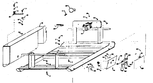 Mounting Base Diagram and Parts List for 58054694  Craftsman Engine