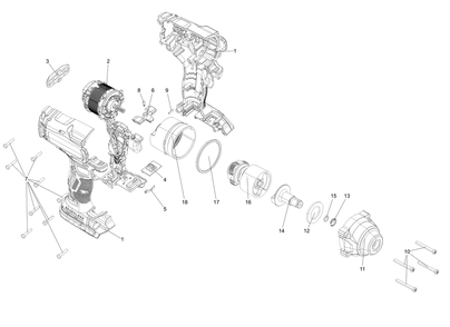 Part Location Diagram of N693835 DeWALT SPEED REGULATOR