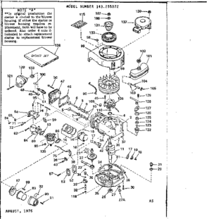 Part Location Diagram of 610942 Craftsman Magneto