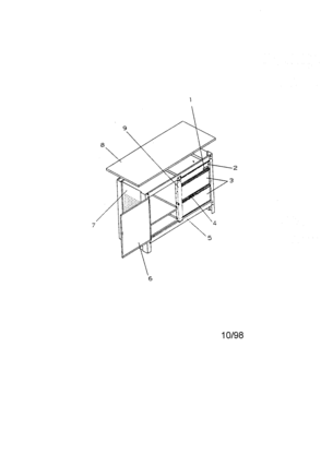 Part Location Diagram of A15257A1-EG Craftsman Drawer