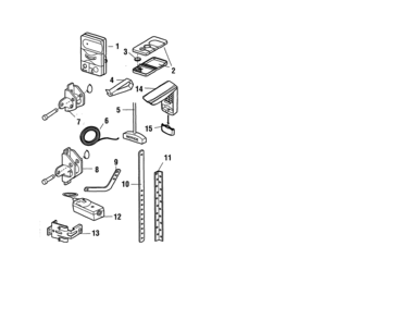 Part Location Diagram of 2C472-1 Craftsman Garage Door Opener Wall Control