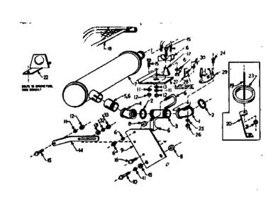 Engine Accessories Diagram and Parts List for 580320865  Craftsman Engine