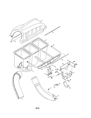 Part Location Diagram of 731-10133 MTD Adapter-chute