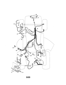 Diagram Diagram and Parts List for 917274641 Type 0 Craftsman Lawn Tractor