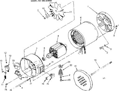 Part Location Diagram of 48207 Generac MANUAL SB-6864-0
