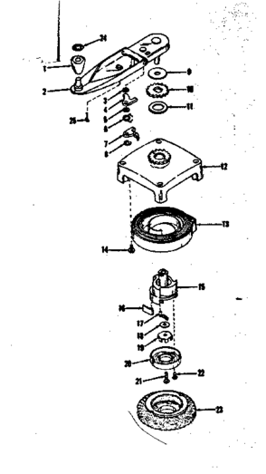 Self Starter No. 29362 Diagram and Parts List for 143102191  Craftsman Engine