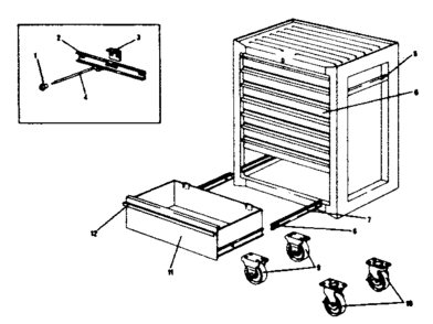 Part Location Diagram of F-386 Craftsman Inst.sheet