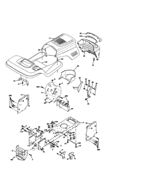 Chassis And Enclosures Diagram and Parts List for 917271065  Craftsman Lawn Tractor