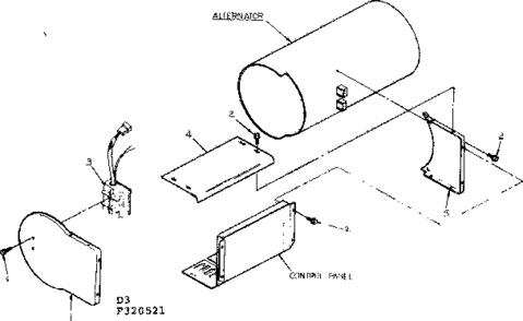 Sheet Metal Diagram and Parts List for 580320521  Craftsman Engine