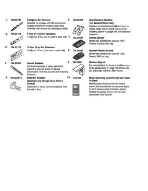 Part Location Diagram of 41A7569 Craftsman Garage door opener wall control