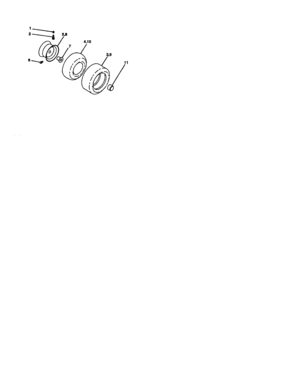 Wheels And Tires Diagram and Parts List for 917275685  Craftsman Lawn Tractor