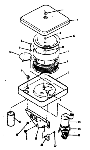 Part Location Diagram of 140-2004 Craftsman A/clear hsng