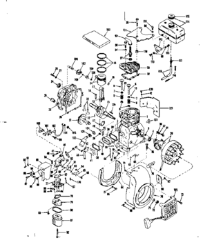Part Location Diagram of 27674 Craftsman Governor rod