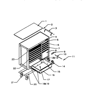 Part Location Diagram of A12348CGY Craftsman Drawer