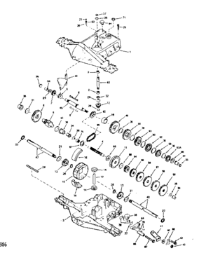 Replacement Parts Diagram and Parts List for 143920-005  Craftsman Lawn Tractor
