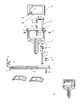 Part Location Diagram of 3504 Craftsman Button screw