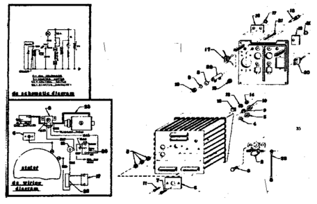 Outlet Panel And Box Diagram and Parts List for 58031055  Craftsman Engine