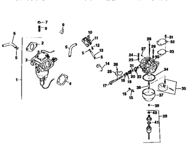 Part Location Diagram of 24-353-03 Craftsman Lawn & garden equipment engine fuel line