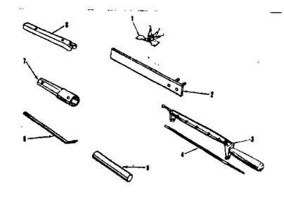 Optional Equipment Diagram and Parts List for 917350250  Craftsman Chainsaw