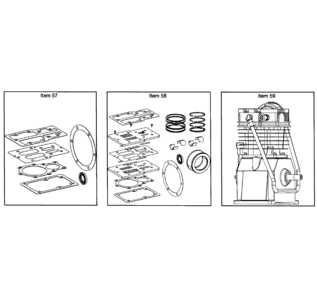 Kits Diagram and Parts List for 92116578  Craftsman Compressor
