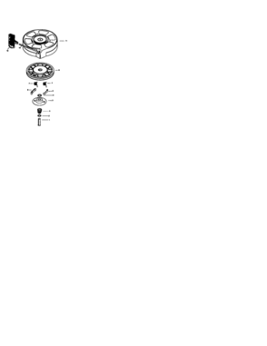 Recoil Starter Diagram and Parts List for 143026710  Craftsman Engine