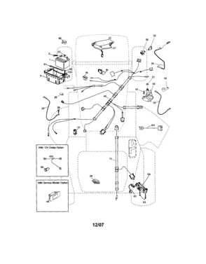 Electrical Diagram and Parts List for 917286450  Craftsman Lawn Tractor