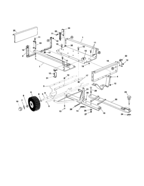 Part Location Diagram of 43594 Craftsman Idler arm assembly