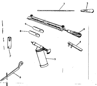Maintenance Kit Diagram and Parts List for 917351491  Craftsman Chainsaw